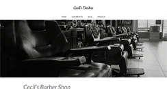 Desktop Screenshot of cecilsbarbershop.com